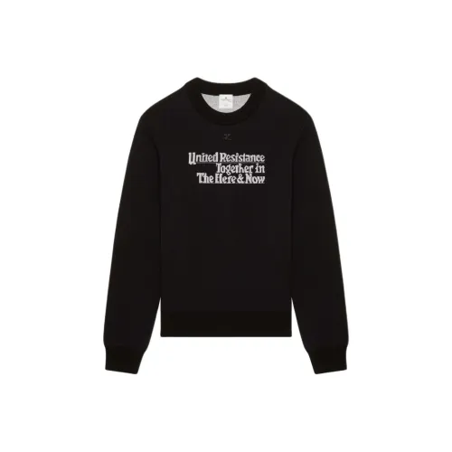 COURREGES Resistance Jacquard Свитер Мужской Черный