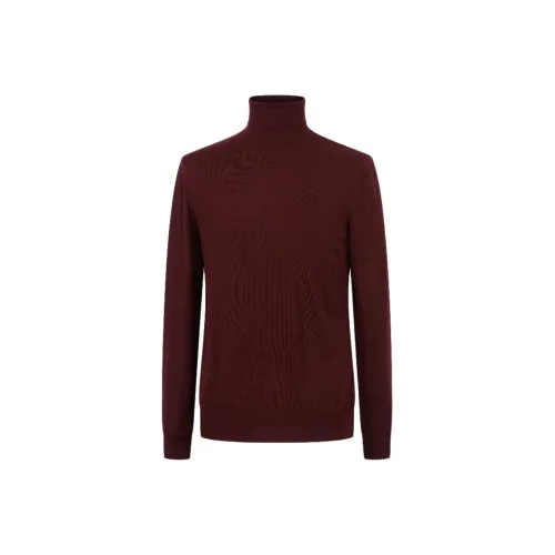 Corneliani Red Men's Sweaters Корнелиани Красные Мужские Свитера