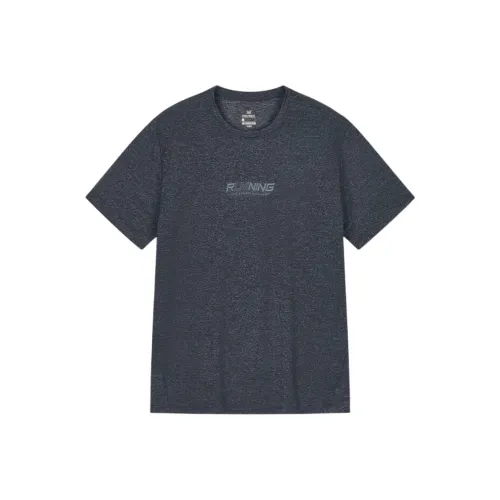 361° Бег Т-Рубашка Мужская Супер-Черный Фотиния Серый