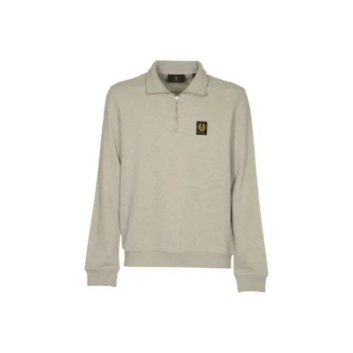 Belstaff Gray Men's Sweatshirts Белстафф Серый Мужские Толстовки