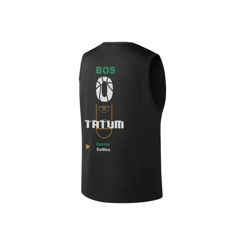 Черные унисекс майки команды NBA Boston Celtics