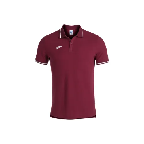 Joma Мужское Поло Бордового Цвета