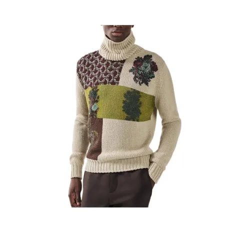 HERMES Бежевые Мужские Свитера