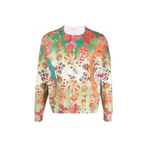 ETRO Зеленые Мужские Свитера