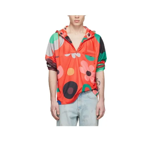 ERL Red Men's Jackets ERL Красный Мужские Куртки