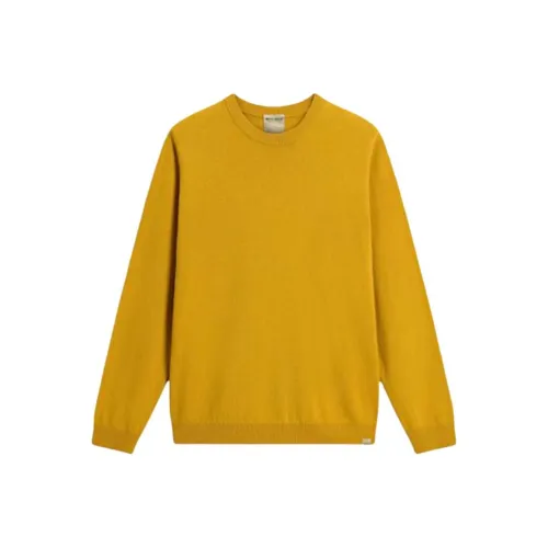 WOOLRICH Имбирный Желтый Мужские Свитера