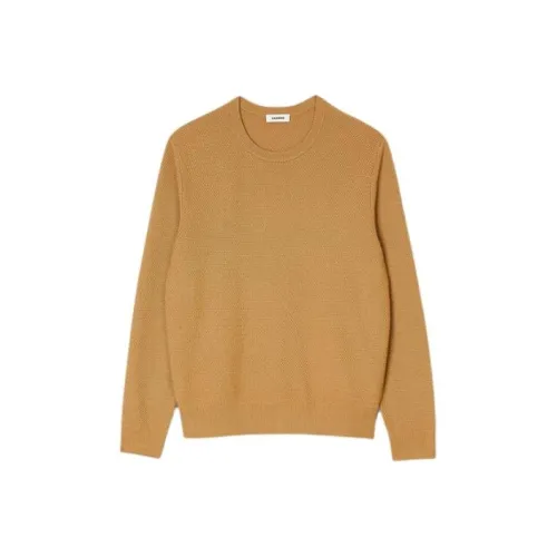 Sandro Шерсть Свитер Мужской Оранжевый