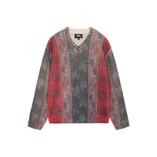 Stussy FW23 Осенне-зимняя коллекция Свитер Унисекс Многоцветный