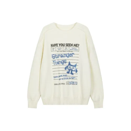 Bosieagender Свитер Унисекс Экрю