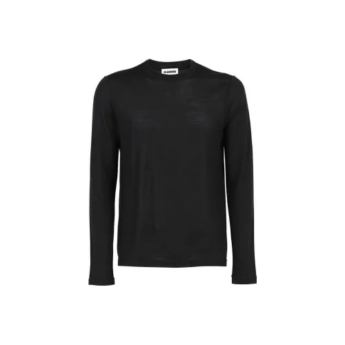 JIL SANDER Черные Мужские Свитера