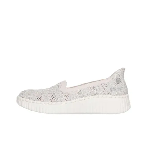 Skechers Амортизация и Дышащий Низкий Топ Повседневная Обувь Женская Белая