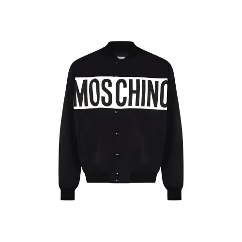 MOSCHINO Мужские черные куртки