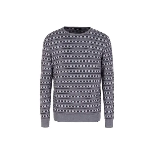 GIORGIO ARMANI Серые Мужские Свитера