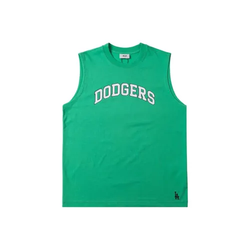 Mlb Base Logo Майка Унисекс Желто-зеленая