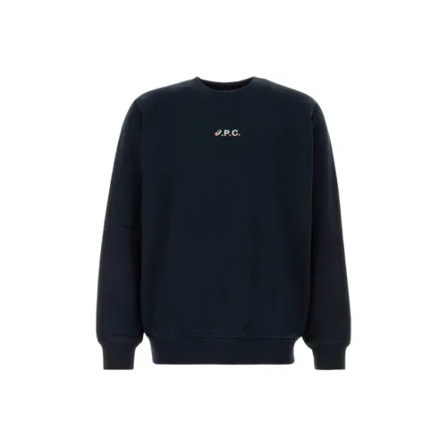 A.P.C Свитшот Мужской Морской Синий