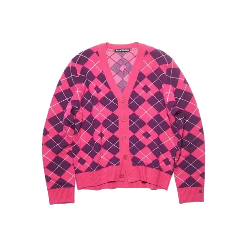 ACNE STUDIOS FW23 Свитер Унисекс Ярко-розовый Красный