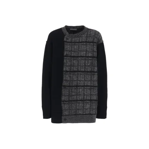 Yohji Yamamoto POUR HOMME FW24 Свитер Мужской Черный