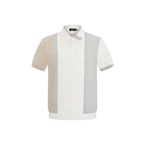 RARE Короткий рукав Свитер Мужской Многоцветный