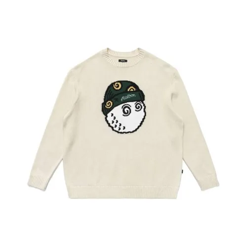 MALBON GOLF Экрю Мужские Свитера