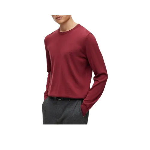Hugo Boss Свитер Мужской Бордовый