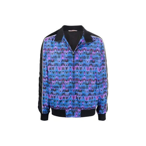 Valentino FW21 Куртки и Пальто Мужской Синий