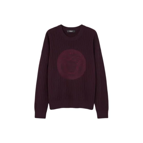 VERSACE FW24 Свитер Мужской Бордовый