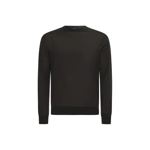 Ermenegildo Zegna Черные Мужские Свитера