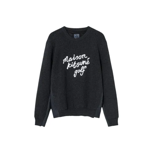 Maison Kitsune Темно-серые Мужские Свитера