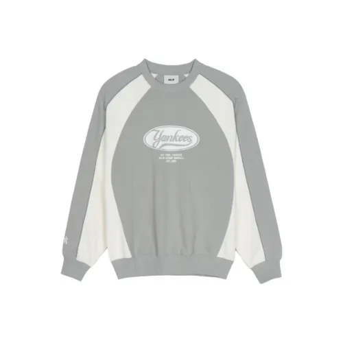 MLB Base Logo New York Yankees Свитшот Мужской Светло-Серый