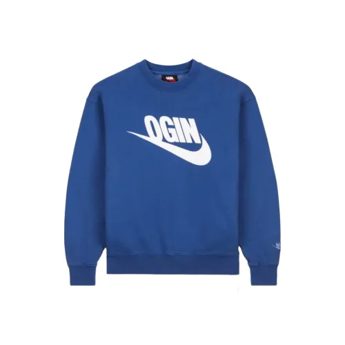Nike Синий Мужской Свитшот