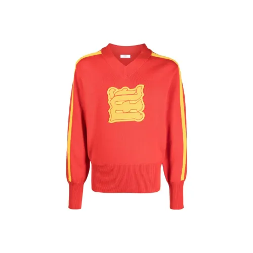 ERL Red Men's Sweaters ERL Красные Мужские Свитера
