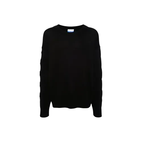 OFF Белый Свитер Регулярный крой Мужской Черный