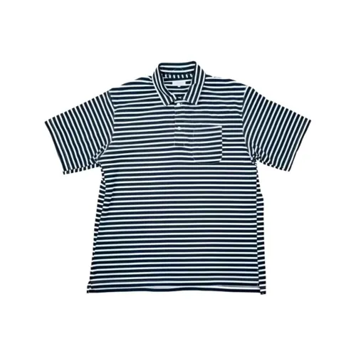 ENGINEERED GARMENTS Синий с Белым Lettering Мужская Поло
