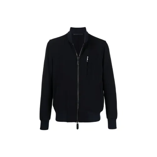 GIORGIO ARMANI Мужские черные куртки