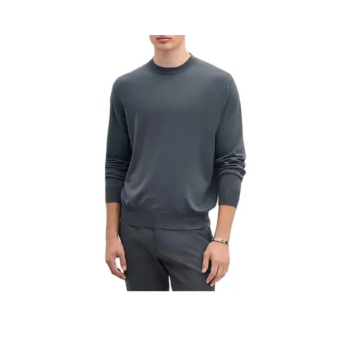 HERMES Серые Мужские Свитера