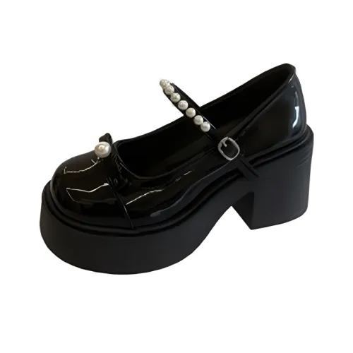 Xingdiman Грубый каблук Мэри Джейн Женские туфли