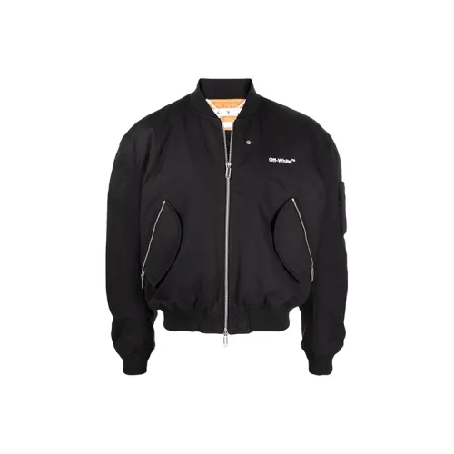 Off Белый SS22 Черный Мужские Куртки