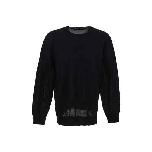 Ermenegildo Zegna Черный Мужской Трикотаж