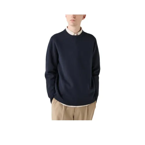 UNIQLO Свитер Унисекс Темно-синий