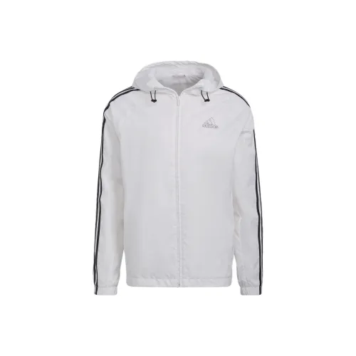 Adidas 3 Stripes Куртка Мужская Белая