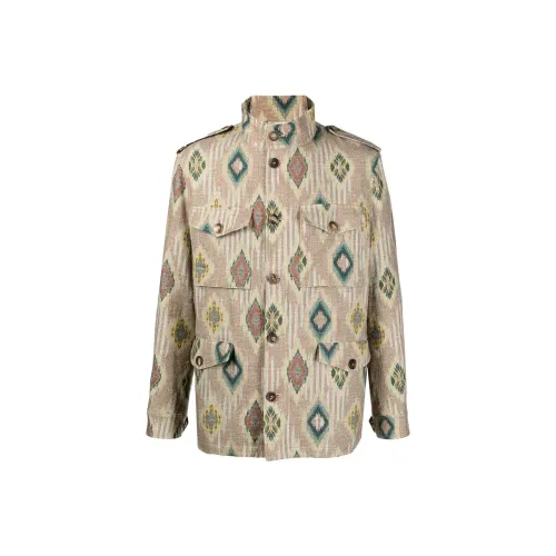 ETRO Светло-янтарный Мужской Куртки