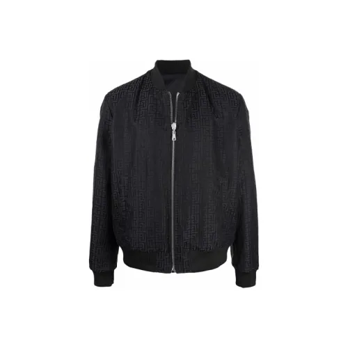 BALMAIN Мужские черные куртки