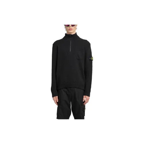 Stone Island Черные Мужские Свитера