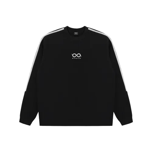 BIPOLAR Круглый вырез Свитшот Унисекс Белый Серый Черный Красный Темно-синий