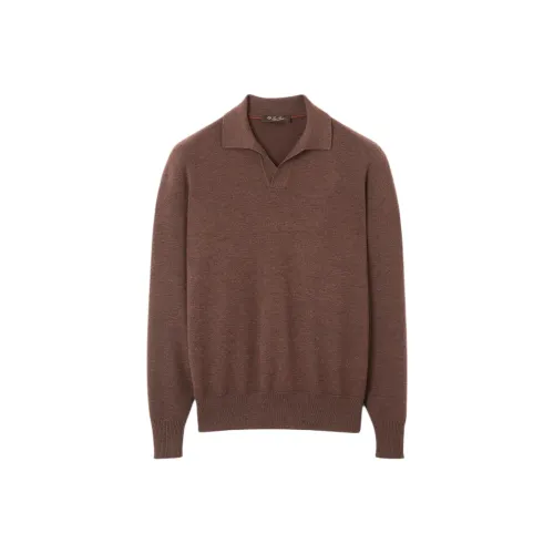Loro Piana Коричневые Мужские Свитера