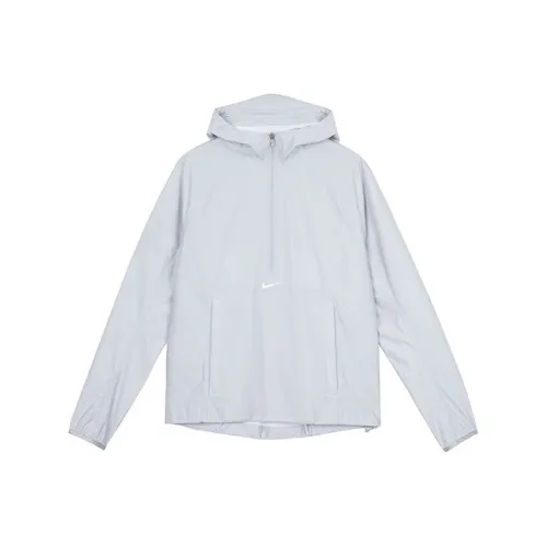 Nike Куртка Азиатская версия Мужская Волчий серый