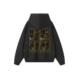 Чёрный (Тиснение золотом, принт Пейсли)