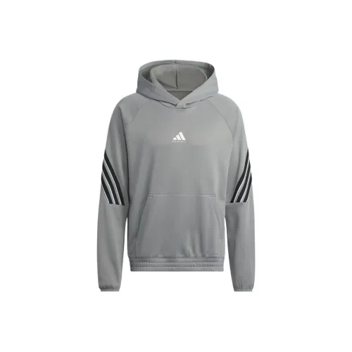 Adidas SELECT Foundation Fleece Hoodie Sweatshirt Men's THREE Adidas SELECT Foundation Флис Толстовка Свитшот Мужской Серый THREE