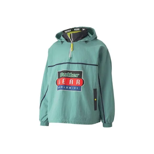 PUMA Butter Goods совместный бренд Co Бренд Зеленый Мужские Куртки