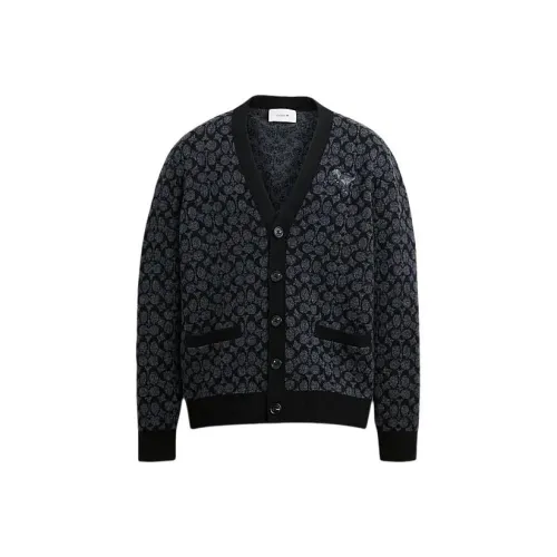 COACH SS24 Трикотаж Мужской Черный